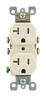 Foto 1 | Foto 1 | Enchufe Leviton Resistente A Manipulaciones 20 A 125 V Color Almendra Clara Paquete De 1 - Venta Internacional.