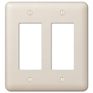 Foto 1 | Foto 1 | Placa De Pared Amerelle 935rral Devon 2-rocker Steel Light Almond - Venta Internacional.