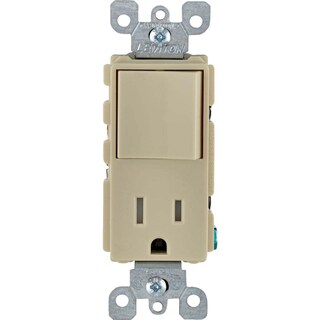 Foto 3 | Foto 3 | Enchufe Eléctrico Leviton S01-t5625-isp 15 Amperios Color Marfil - Venta Internacional.