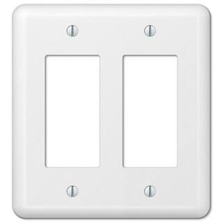 Foto 1 | Foto 1 | Placa De Pared Amerelle Devon Double Rocker Steel White - Venta Internacional.