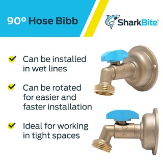 Foto 4 | Foto 4 | Manguera Tibb Sharkbite 90 Grados 1/2 X 3/4 Pulgadas Mht Latón - Venta Internacional.