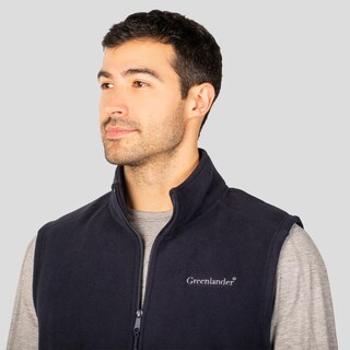 Foto 2 | Foto 2 | Chaleco De Fleece Para Hombre Con Forro De Fur Greenlander Azul Marino