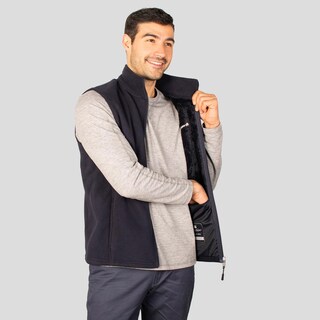Foto 3 | Foto 3 | Chaleco De Fleece Para Hombre Con Forro De Fur Greenlander Azul Marino