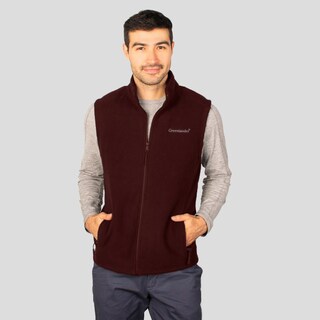 Foto 1 | Foto 1 | Chaleco De Fleece Para Hombre Con Forro De Fur Greenlander Vino