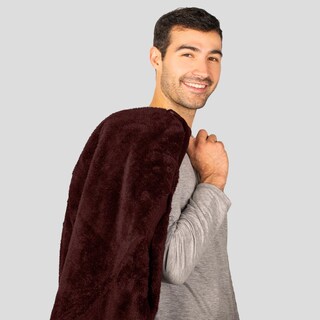 Foto 4 | Foto 4 | Chaleco De Fleece Para Hombre Con Forro De Fur Greenlander Vino