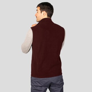 Foto 5 | Foto 5 | Chaleco De Fleece Para Hombre Con Forro De Fur Greenlander Vino