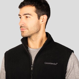 Foto 2 | Foto 2 | Chaleco De Fleece Para Hombre Con Forro De Fur Greenlander Negro