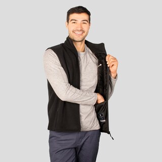 Foto 3 | Foto 3 | Chaleco De Fleece Para Hombre Con Forro De Fur Greenlander Negro