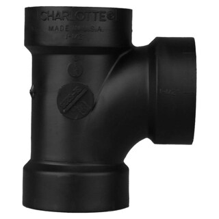 Foto 4 | Foto 4 | Sanitary Tee Charlotte Pipe Dwv Conector Negro De 1.5 Pulgadas - Venta Internacional.