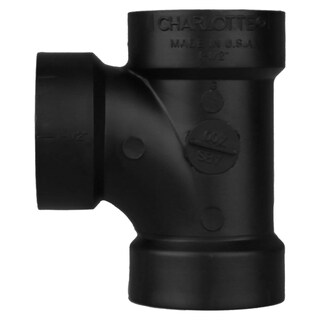 Foto 5 | Foto 5 | Sanitary Tee Charlotte Pipe Dwv Conector Negro De 1.5 Pulgadas - Venta Internacional.