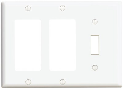 Foto 1 | Foto 1 | Placa De Pared Leviton De 3 Elementos 1 Palanca 2 Decora/gfci Color Blanco - Venta Internacional.