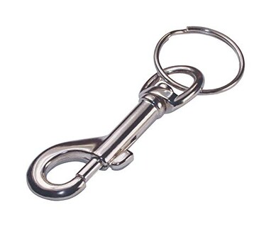 Foto 1 | Foto 1 | Snap Hook Hillman 701306 De Metal Con Llavero Paquete De 5 Unidades Color Blanco - Venta Internacional.