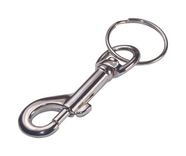 Foto 2 | Foto 2 | Snap Hook Hillman 701306 De Metal Con Llavero Paquete De 5 Unidades Color Blanco - Venta Internacional.