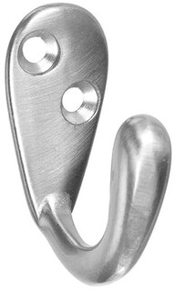 Foto 2 | Foto 2 | Robe Hook National Hardware Plata Niquelada Satinada (paquete De 40) - Venta Internacional.