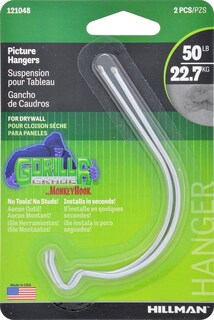 Foto 2 | Foto 2 | Colgador De Fotos Hillman 121048 Gorilla Hook 50 Libras 2 Unidades - Venta Internacional.
