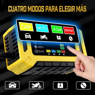 Foto 2 | Foto 2 | 12v Cargador Rápido Inteligente Cargador De Batería Mantenedor Para Automóvil Motocicleta