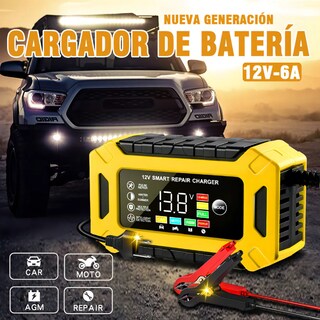 Foto 4 | Foto 4 | 12v Cargador Rápido Inteligente Cargador De Batería Mantenedor Para Automóvil Motocicleta