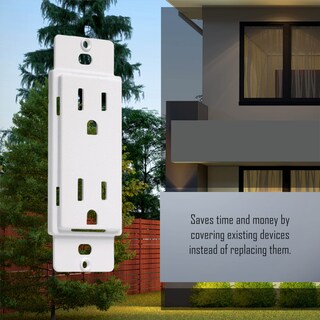 Foto 6 | Foto 6 | Placa Adaptadora Dúplex Taymac Ad20w Que Se Puede Pintar En Blanco - Venta Internacional.