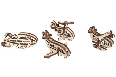 Foto 1 | Foto 1 | Maquetas De Madera De Puzzle Ugears U-fidget De Aviones Sin Pegamento - Venta Internacional.