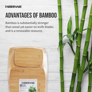 Foto 5 | Foto 5 | Juego De Tablas De Cortar Farberware Reversible De Bambú De 3 Piezas - Venta Internacional.