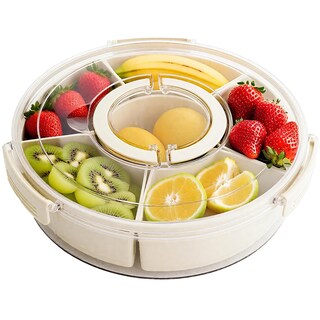 Foto 1 | Foto 1 | Bandeja Suroque Caja De Aperitivos Dividida 31 X 30 X 10 Cm 6 Compartimentos - Venta Internacional.