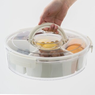 Foto 3 | Foto 3 | Bandeja Suroque Caja De Aperitivos Dividida 31 X 30 X 10 Cm 6 Compartimentos - Venta Internacional.