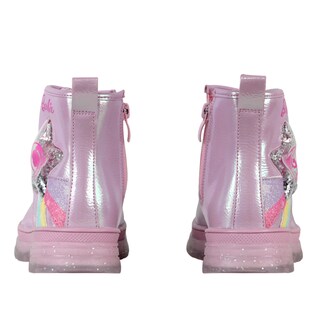 Foto 4 | Foto 4 | Botas Rosa Brillantes Barbie Para Niña Con Estrella Y Arcoíris Glitter Antiderrapantes Comodas Ligeras Kali Shoes