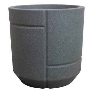 Foto 1 | Foto 1 | Maceta Minimalista Lineal Esfera Clara Exterior Color Gris