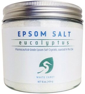 Foto 1 | Foto 1 | Sal De Baño De Epsom Garza Blanca Grado Farmacéutico 473 Ml Eucalipto - Venta Internacional.