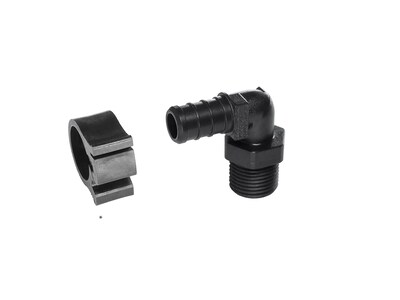 Foto 1 | Foto 1 | Codo Masculino Flair-it Central Pexlock 30810 1/2 X 3/8 Mpt Negro - Venta Internacional.