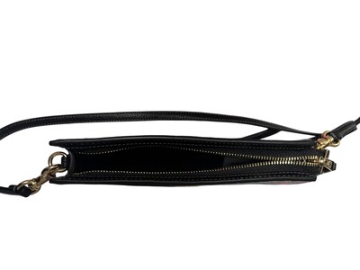Foto 5 | Foto 5 | Bolsa Crossbody Coach Color Negro Con Rosas Rojas Canvas