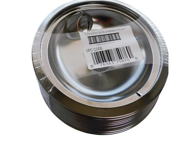 Foto 1 | Foto 1 | Cuenco Locking Notch Stanco Chrome De 20 Cm Y 8 Pulgadas - Venta Internacional.