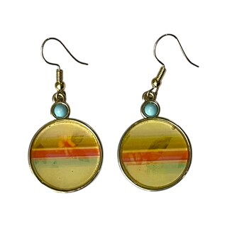 Foto 1 | Foto 1 | Aretes Amarillo Metal Ara Dama Desigual
