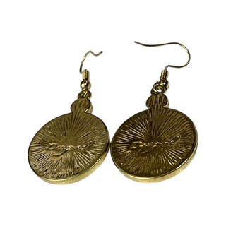 Foto 3 | Foto 3 | Aretes Amarillo Metal Ara Dama Desigual