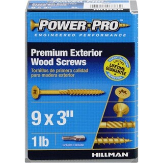 Foto 1 | Foto 1 | Tornillos De Cubierta Hillman Power Pro N.º 9 3 Cm Estrella De Bronce 1 Kg 74 Unidades - Venta Internacional.