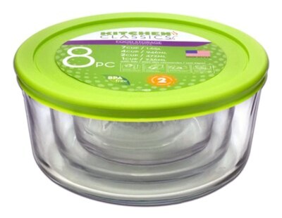 Foto 1 | Foto 1 | Recipiente De Almacenamiento De Alimentos Kitchen Classics 8 Piezas Anidado - Venta Internacional.