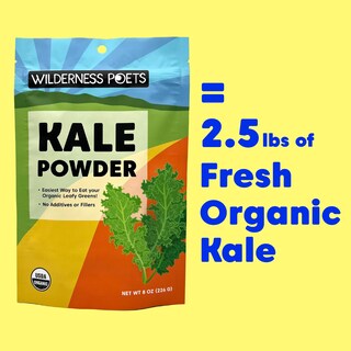 Foto 5 | Foto 5 | Polvo De Col Rizada Wilderness Poets Organic 227 G - Venta Internacional.