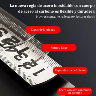 Foto 4 | Foto 4 | Cinta Metrica Retractil 5 Mt Para Medir Negro