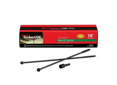 Foto 2 | Foto 2 | Tornillos Fastenmaster Timberlok 10'' Paquete De 50 Acero Con Recubrimiento E-coat - Venta Internacional.