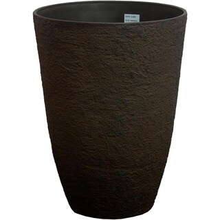 Foto 1 | Foto 1 | Maceta Minimalista Alta Cilindro Rugosa Color Bronce/negro