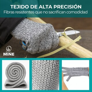 Foto 5 | Foto 5 | Par De Guantes Anticorte Nivel 5 Para Cocina Jardinería y Trabajo Industrial