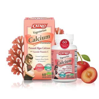 Foto 1 | Foto 1 | Suplemento De Calcio Vegetariano Con Algas Rojas Catalo 90 Comprimidos - Venta Internacional.