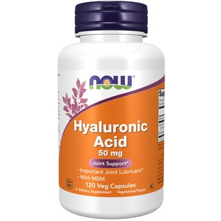 Foto 1 | Foto 1 | Suplementos De Ácido Hialurónico Now Foods 50 Mg Con Msm 120 Cápsulas - Venta Internacional.