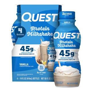 Foto 1 | Foto 1 | Protein Shake Quest Nutrition Vainilla 45 G De Proteína 4 X 414 Ml - Venta Internacional.