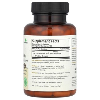 Foto 2 | Foto 2 | Suplemento Futurebiotics Zinc Triple Action 30 Mg 150 Cápsulas - Venta Internacional.