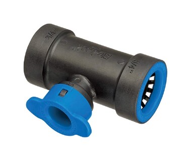 Foto 1 | Foto 1 | Conector En T Orbit Blu-lock Push-in De 3/4 Pulgadas X 2 Y 1/2 Pulgadas. - Venta Internacional.