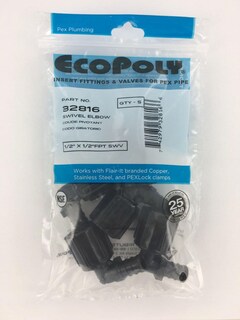Foto 5 | Foto 5 | Codo Ondulado De Plástico Ecopoly 32816 Swv 1/2 Pulgada Fpt Paquete De 5 - Venta Internacional.