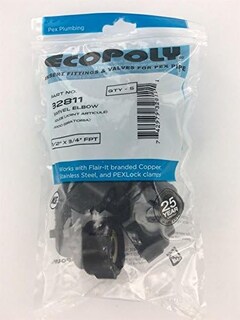 Foto 2 | Foto 2 | Codo De Plástico Ecopoly 32811 Swv 1/2 X 3/4 Pulgadas Fpt Paquete De 5 - Venta Internacional.