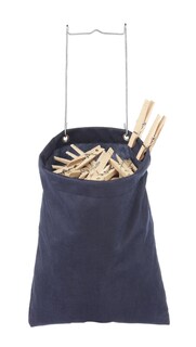 Foto 1 | Foto 1 | Bolsa De Lavandería Whitmor Para Colgar Ropa Bolsa Con Pinzas Azul Marino - Venta Internacional.