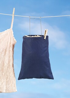 Foto 2 | Foto 2 | Bolsa De Lavandería Whitmor Para Colgar Ropa Bolsa Con Pinzas Azul Marino - Venta Internacional.
